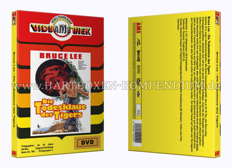 Bruce Lee- Die Todesklaue des Tigers I gr. Hartbox - AMS - Lim.13 - Nr. 1 / 13