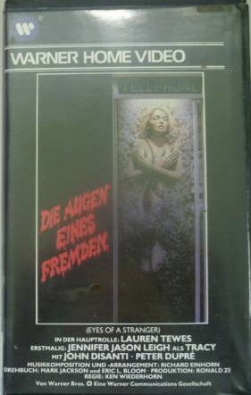 Die Augen eines Fremden - Maniac 3 I Video Verkaufskassette - Rarität