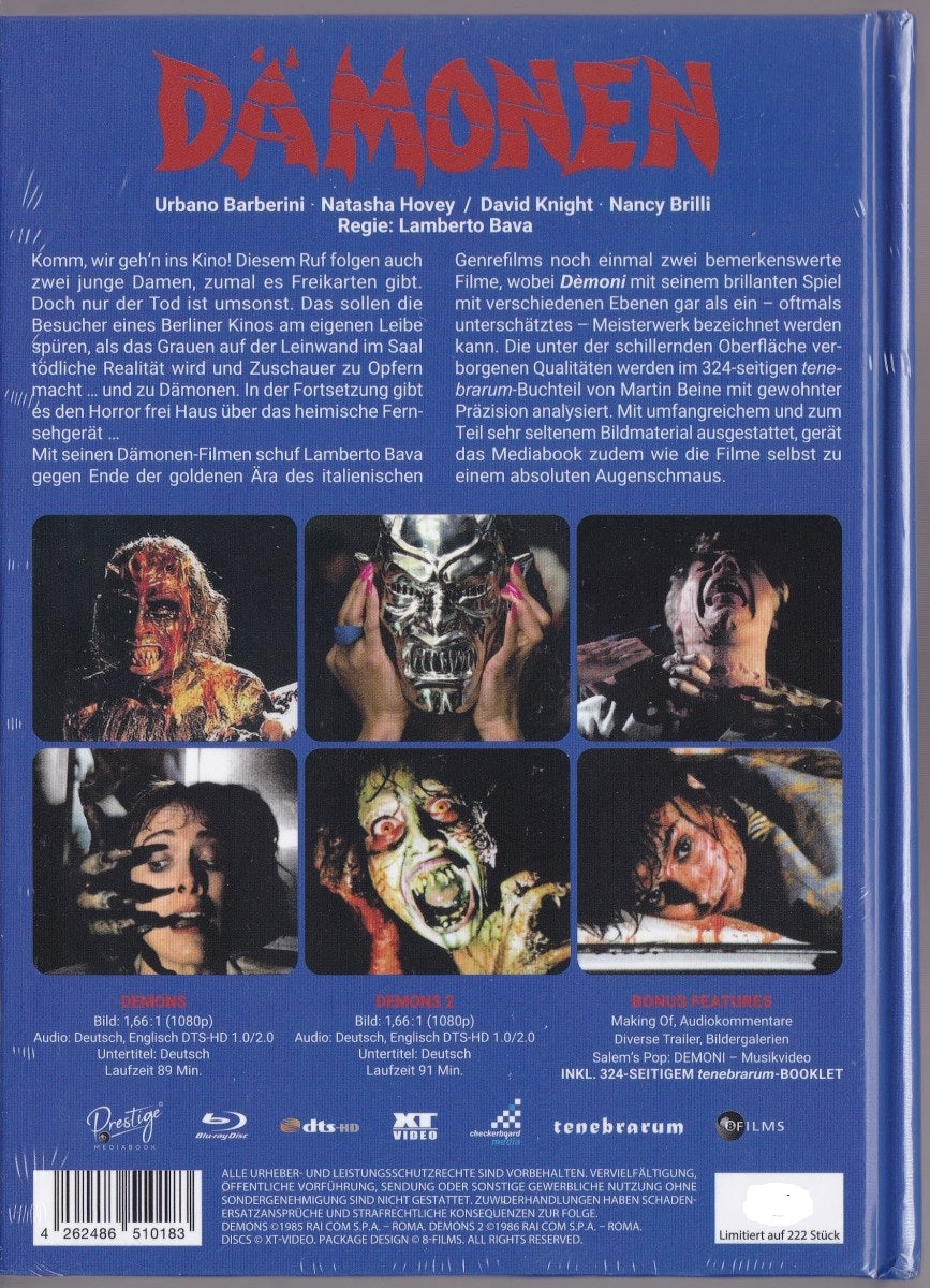 Dämonen 1+2 I Prestige Mediabook - Cover B - Lim.222