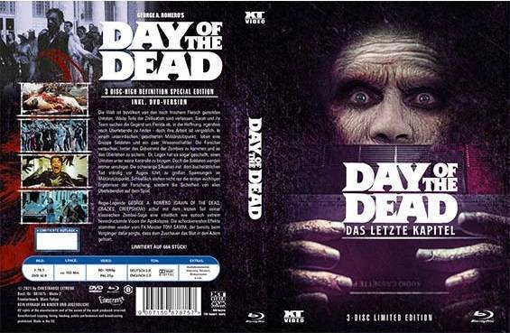 Zombie 2 - Day of the Dead I 3 Disc Uncut Mediabook Edition - XT Video - Wattiert  -Lim. 666
