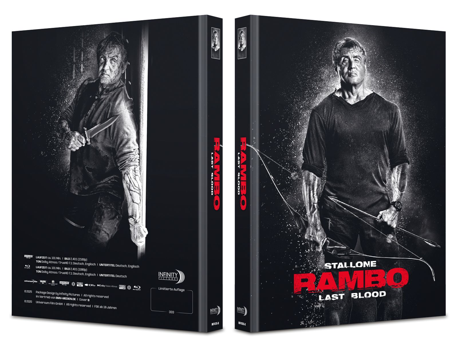 Rambo - Last Blood | Mediabook - Cover B mit Lederoptik