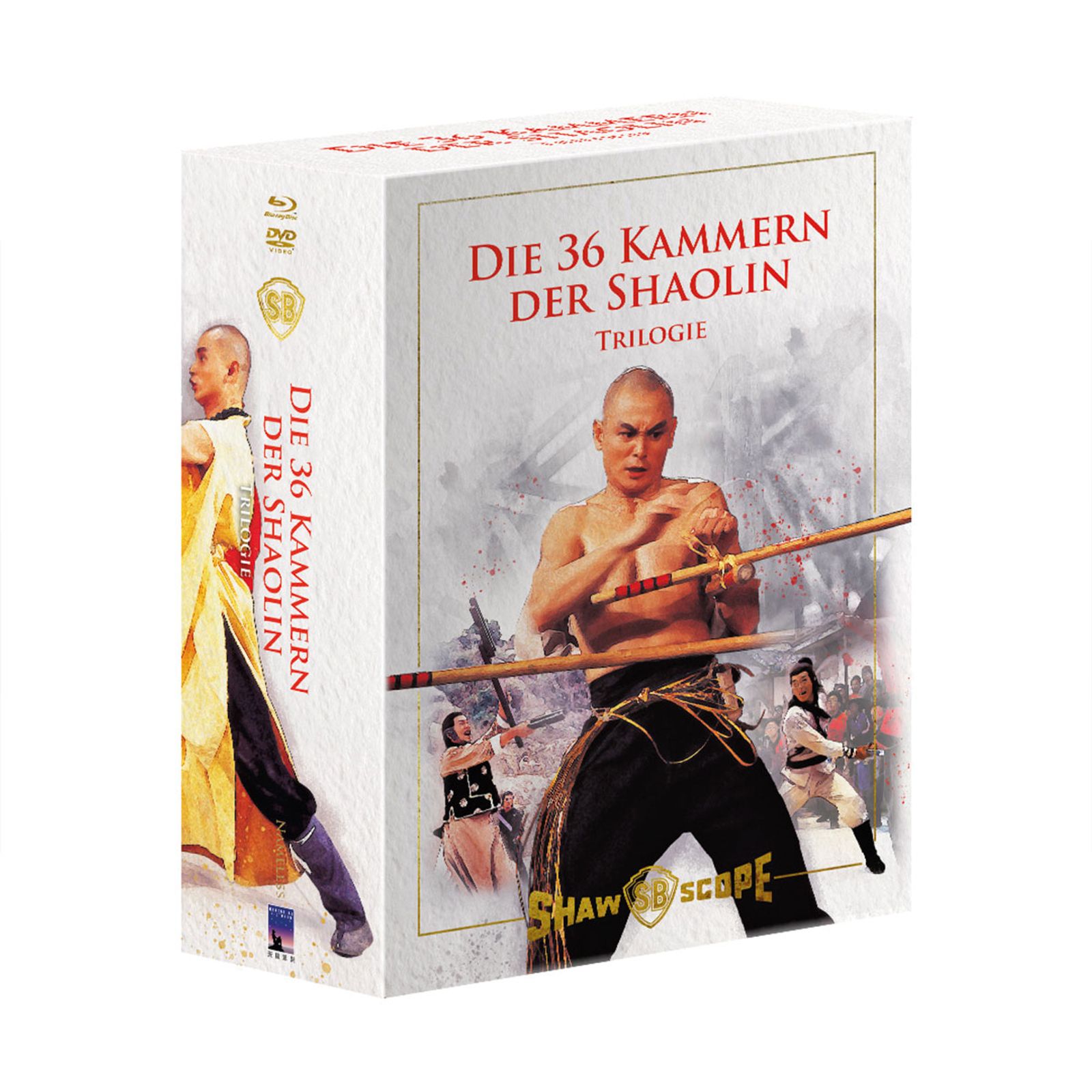 Die 36 Kammern der Shaolin Trilogie | Schuber Edition - Cover A