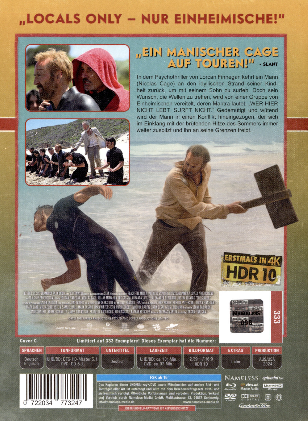 The Surfer | Uncut Mediabook Edition - Cover C