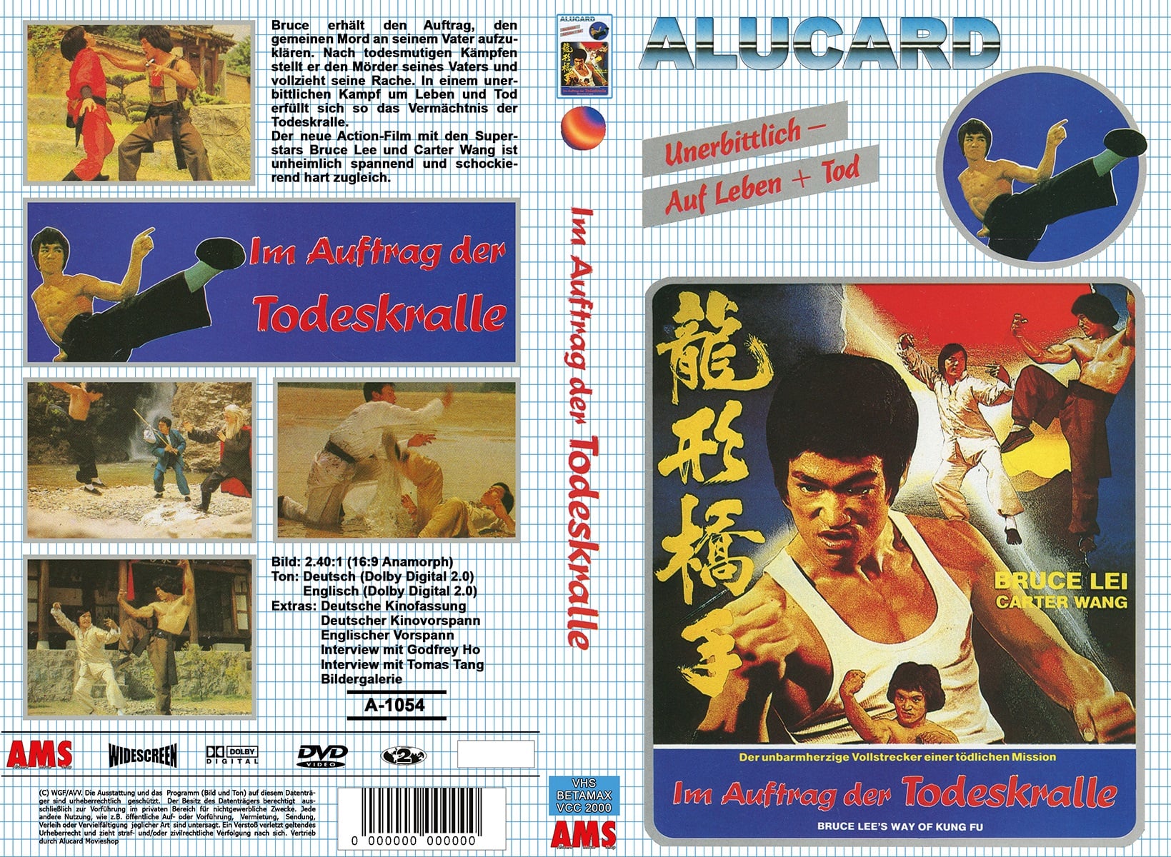 Bruce Lee- Im Auftrag der Todeskralle I grosse limitierte Hartboxen auf nur 11 Stück - Cover B - inkl. T-Shirt