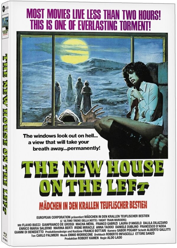 The New House on the Left - Mädchen in den Krallen teuflischer Bestien (1975) (Cover D, Collector's Edition, Limited Edition, Mediabook )