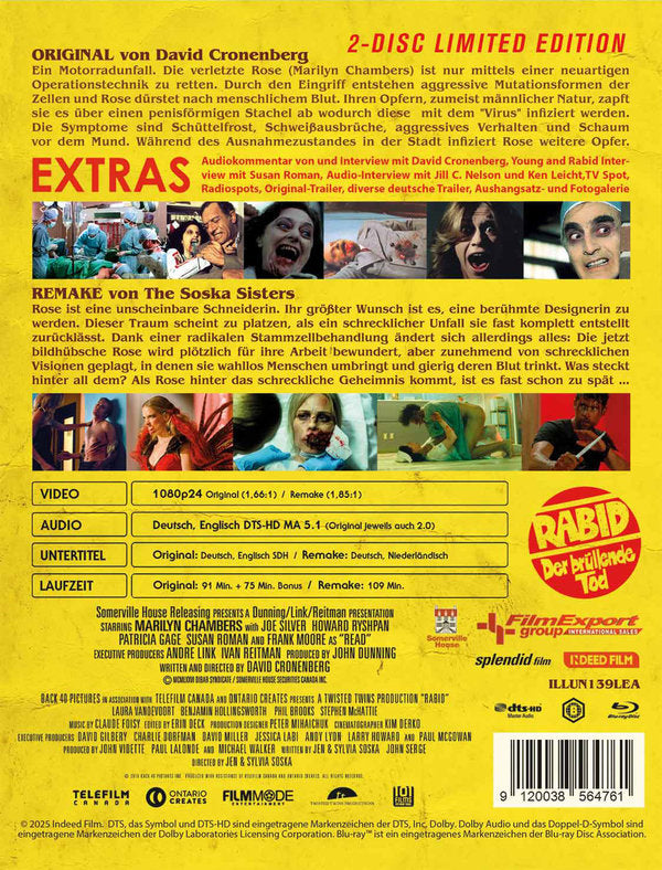 Rabid - 2-Disc Limited Edition (Original + Remake)