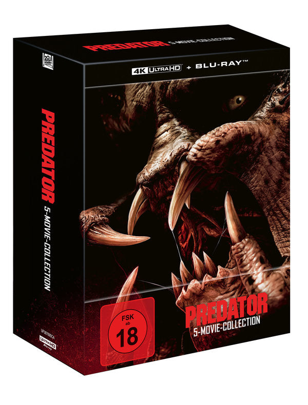 Predator 5-Movie-Collection (4K UHD) (10Discs)