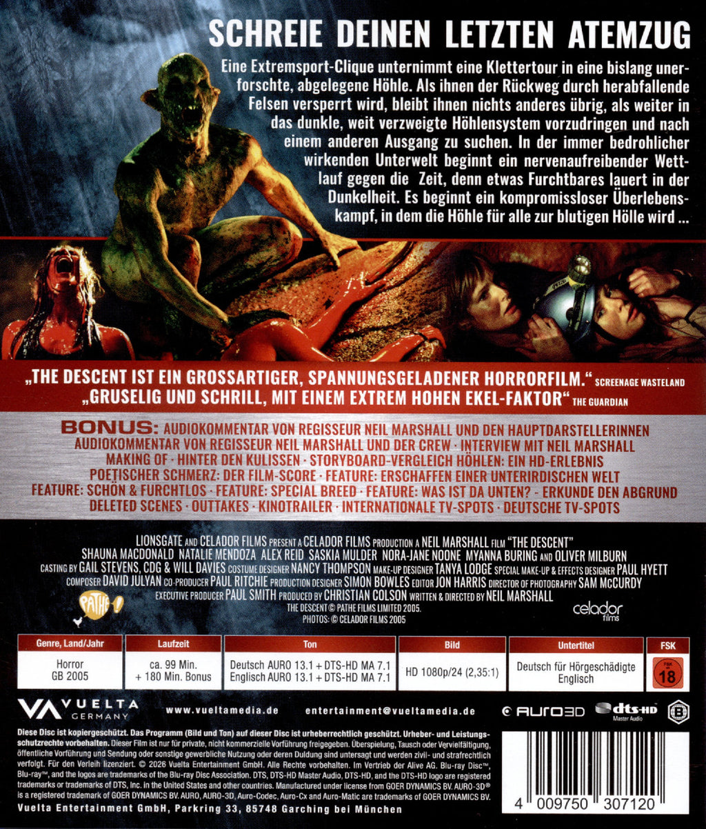 The Descent -Abgrund des Grauens I Uncut