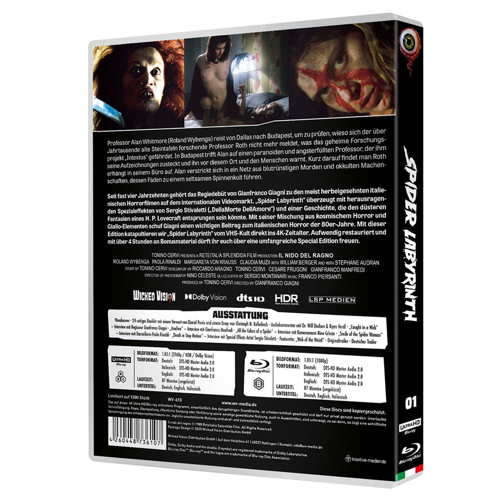 Spider Labyrinth | Italo Cinema Collection - Sammelschuber