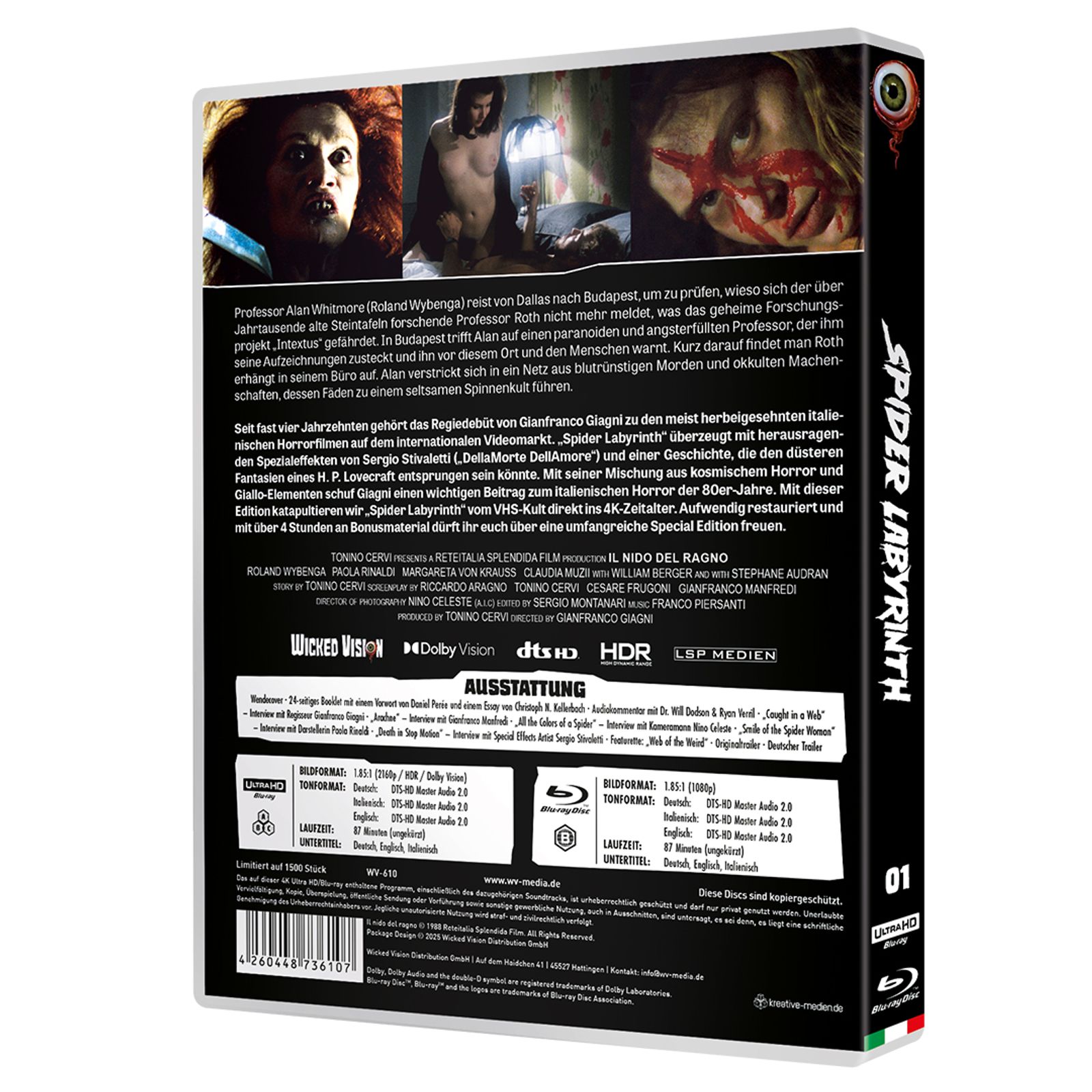 Spider Labyrinth | Italo Cinema Collection - Sammelschuber