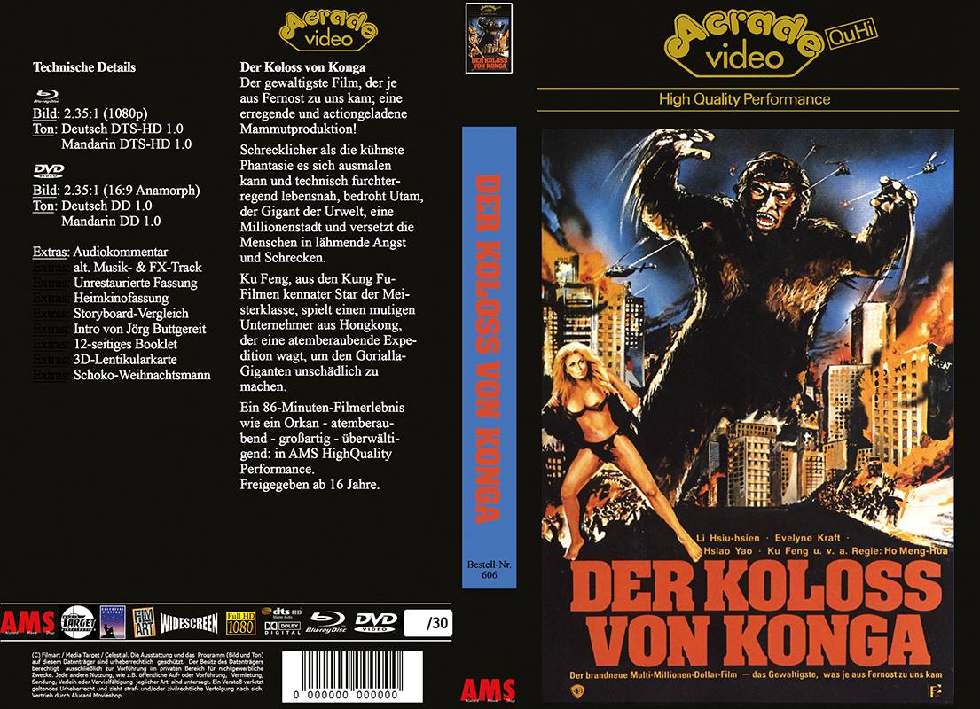 Der Koloss von Konga I gr. 2 Disc Hartbox - AMS - Lim. 30 - Nr. 1 / 30