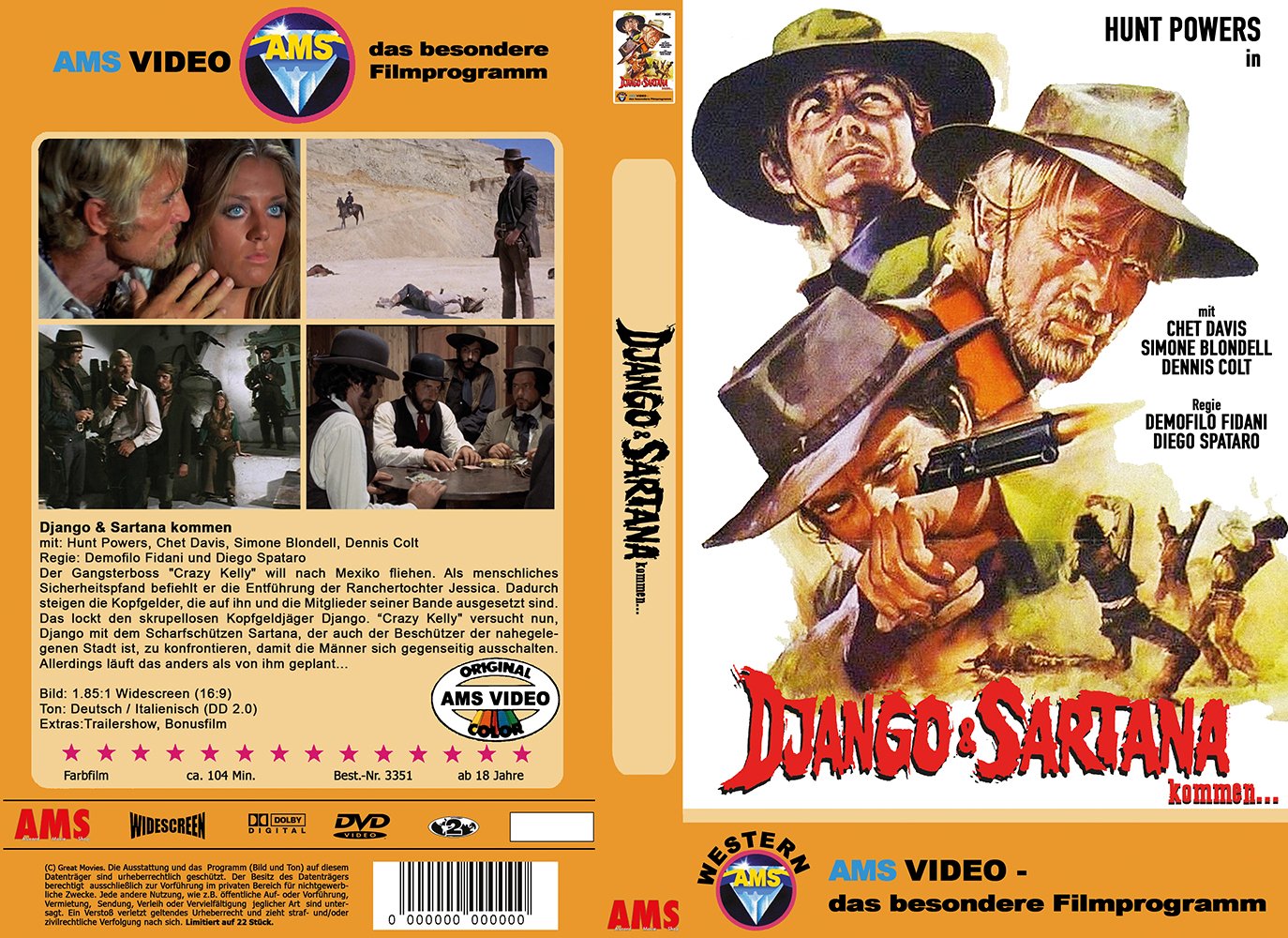 Django & Sartana kommen I gr. Hartbox - AMS - Lim. 22