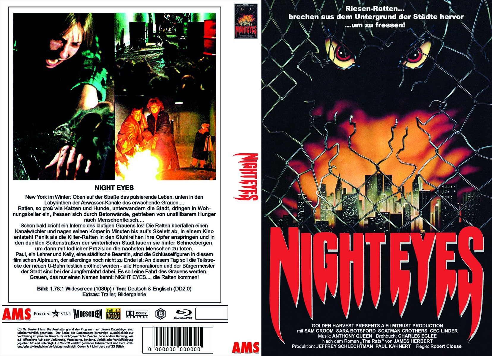 Night Eyes I gr. Hartbox - AMS - Cover A - Lim. 33 - Nr. 1/33