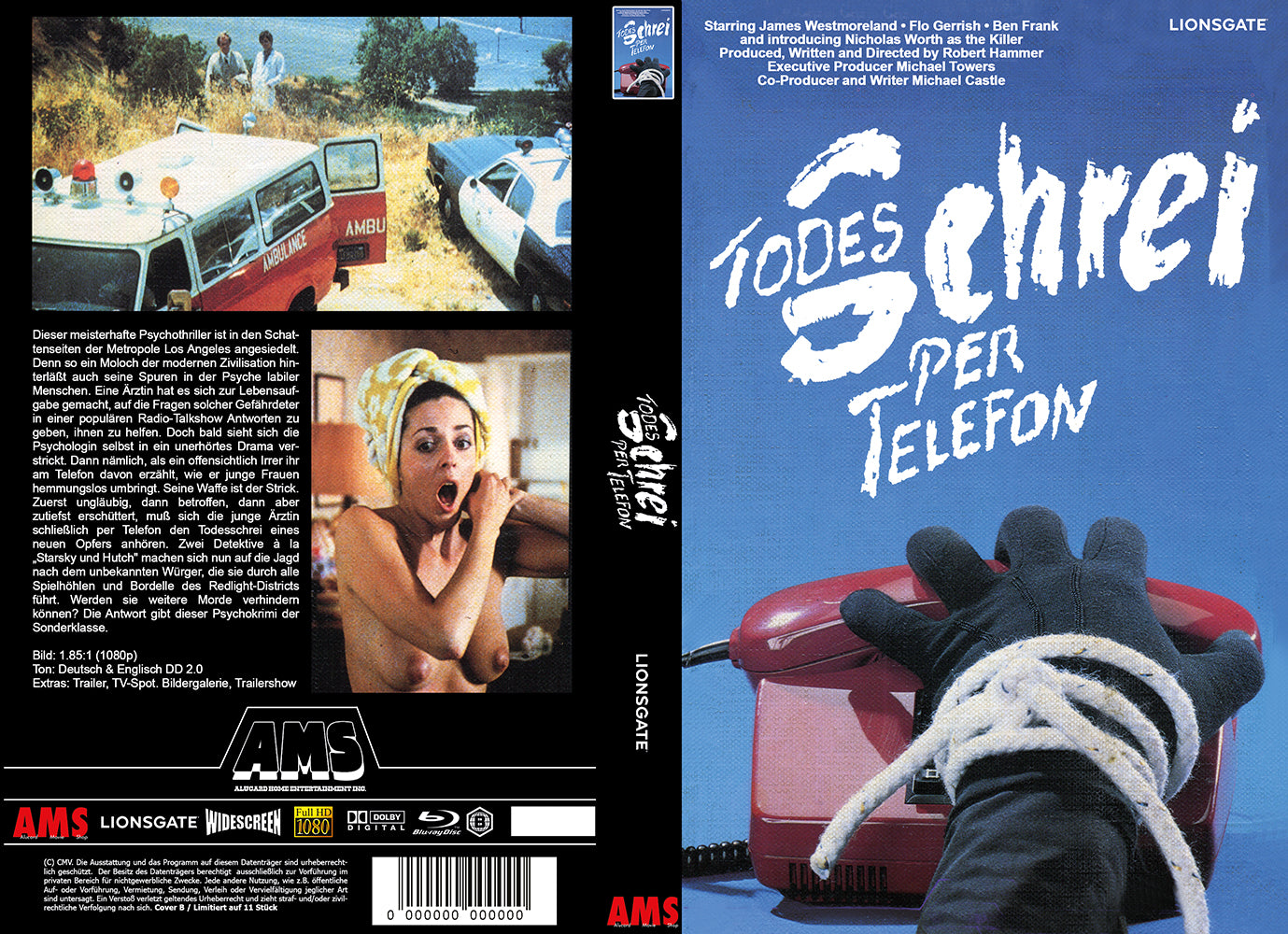 Todesschrei per Telefon I gr. Hartbox - Cover B - AMS - Lim. 11 - Sondernummer 1