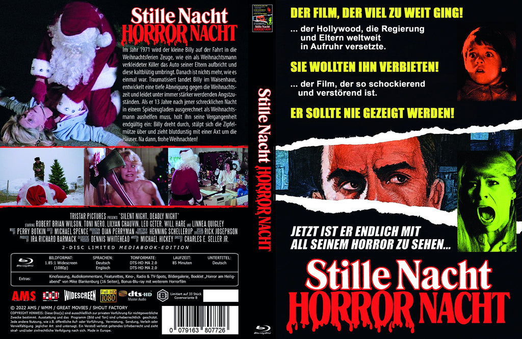 Stille Nacht Horror Nacht I Mediabook - AMS - Cover B - Lim. 33