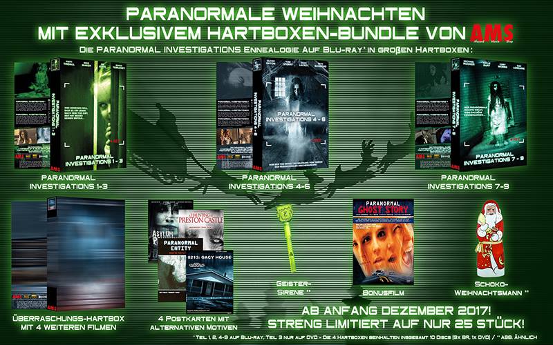 Paranormal Investigations Weihnachtsbox 2017 - Special Edition mit 4 Hartboxen - AMS - Lim. 25