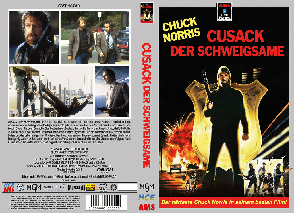 Cusack - Der Schweigsame I gr. Hartbox - AMS - Lim.44 - Sondernummer 44 inkl. Videothek Plakat ( siehe Abbildung )