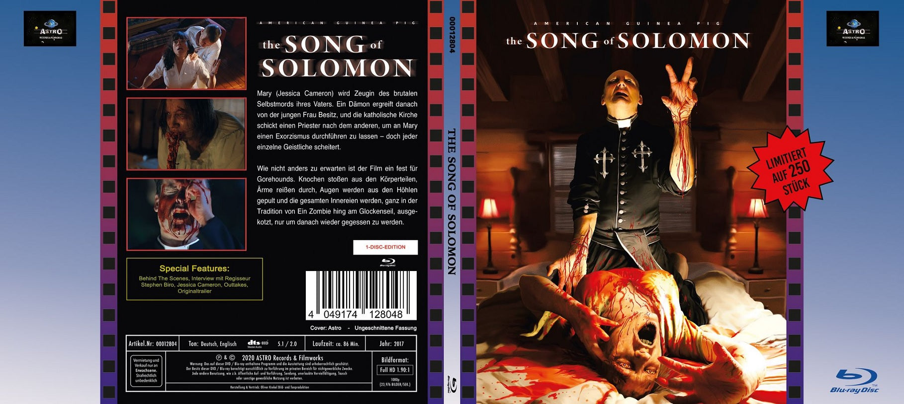 American Guinea Pig - The Song of Solomon I  Retro Laserdisc Edition - Lim. 250