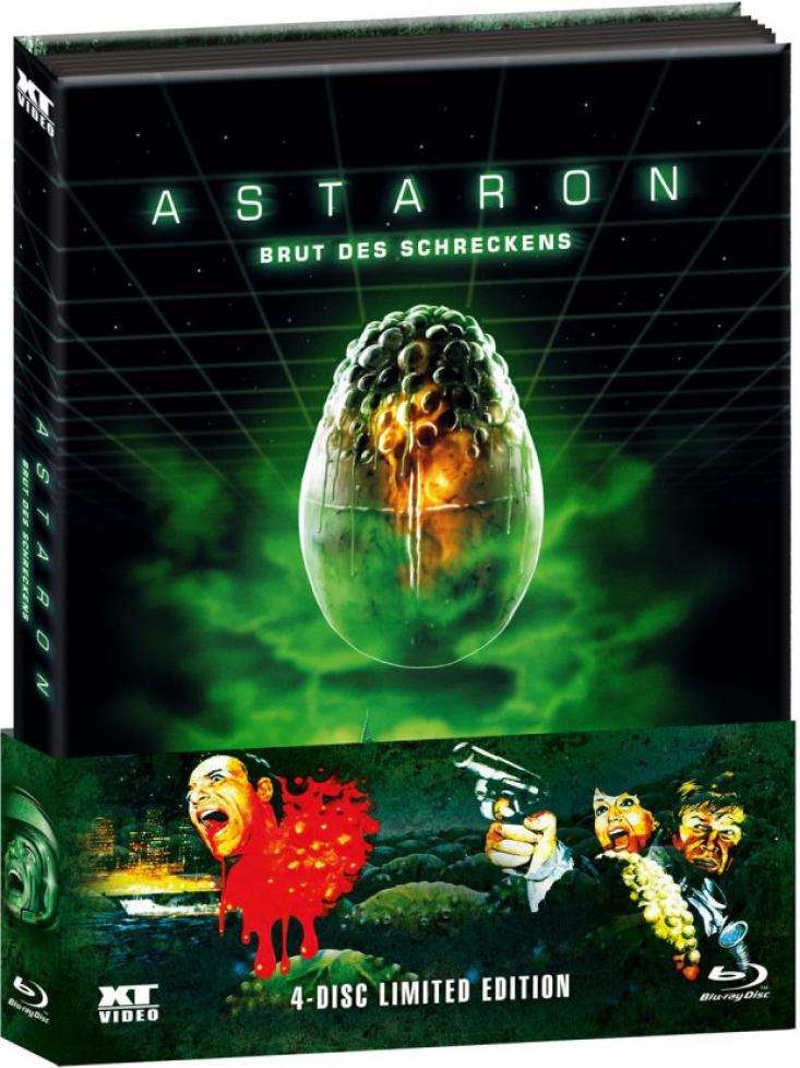 Astaron - Brut des Schreckens I Uncut -  4-Disc Limited Edition Mediabook (wattiert) - limitiert auf 999 Stück