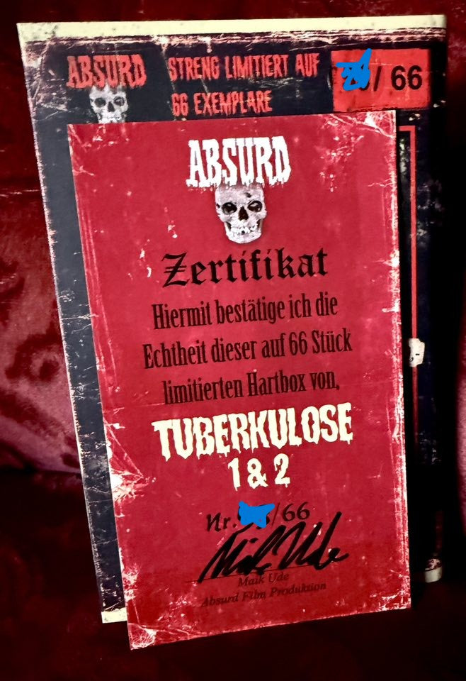 Tuberkulose 1+2 I gr. Hartbox - Absurd - Lim. 66