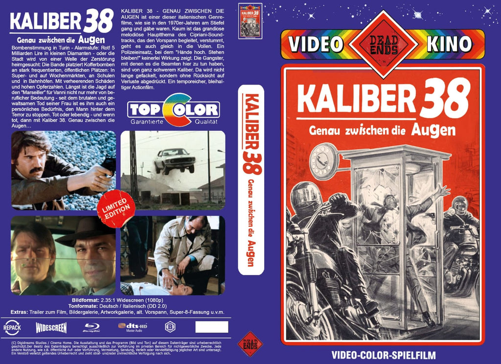 Kaliber 38 - Genau zwischen die Augen I gr. Hartbox - Dead Ends - Lim. 33