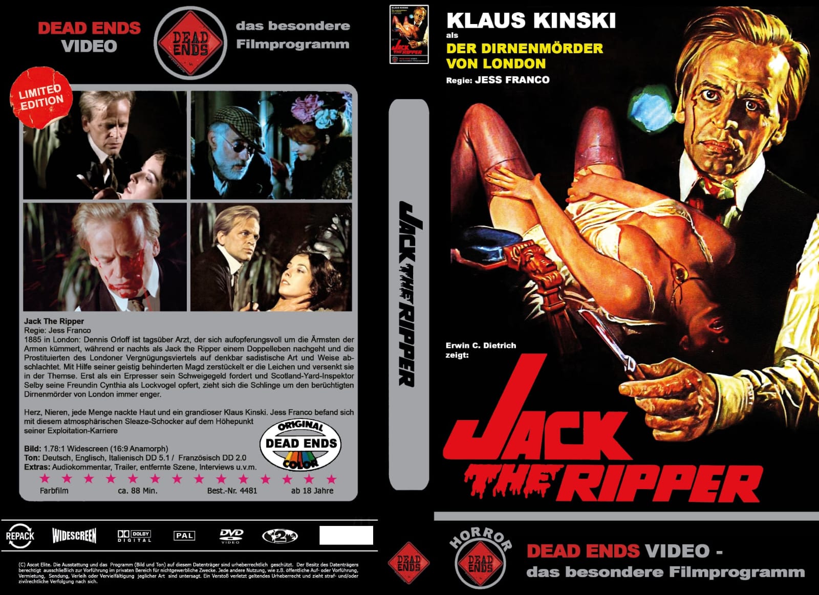 Jack the Ripper I gr. Hartbox - Dead Ends - Lim. 25
