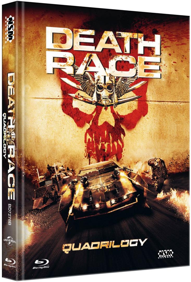 Death Race 1-4 I 4-Disc Mediabook (Cover B) - limitiert auf 250 Stück