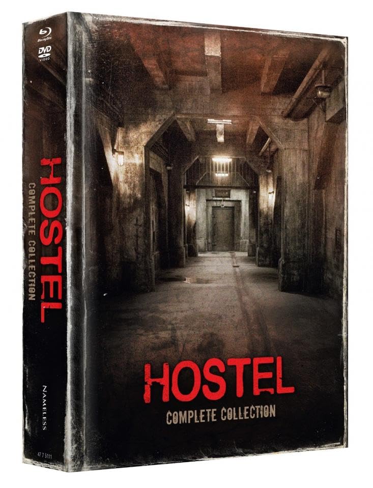 Hostel I Teil 1 + 2 + 3 Big Uncut Mediabook Cover A - 8 Disc  Complete Collection - limitiert 750 Stück