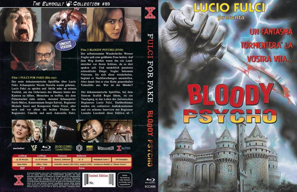 Fulci for Fake / Bloody Psycho I 2-Disc Mediabook (Cover C) - limitiert auf 144 Stück