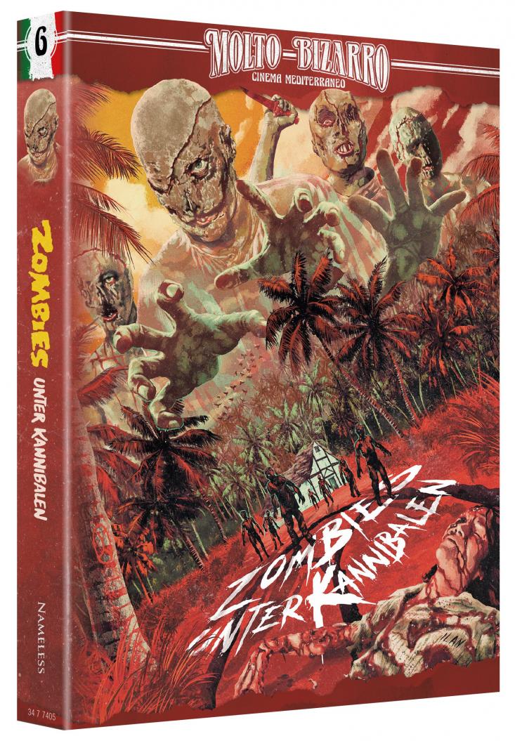 Zombies unter Kannibalen I 4-Disc Limited Edition Mediabook (Cover D) - limitiert auf 666 Stück