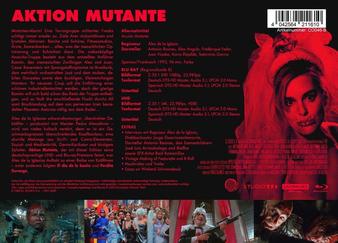 Aktion Mutante I 2-Disc Limited Edition Mediabook - limitiert auf 1.000 Stück