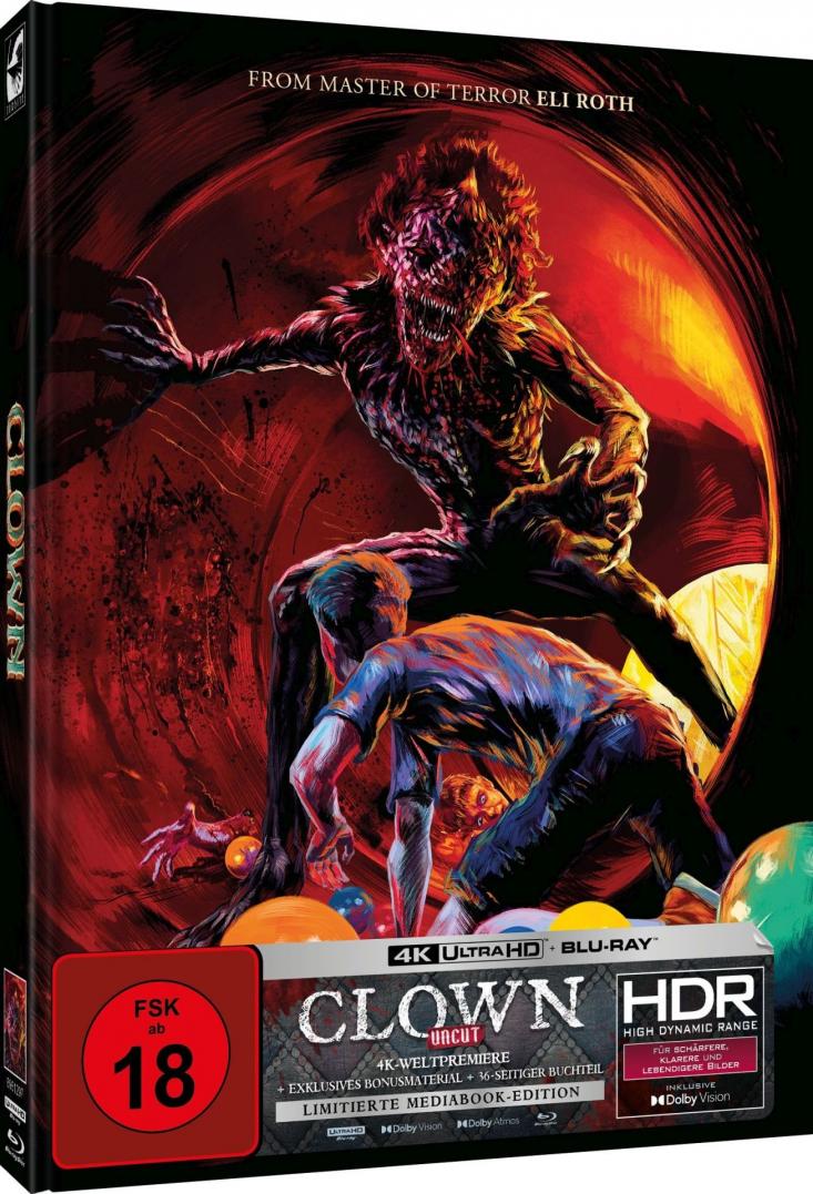 Clown I 2-Disc Limited Edition Mediabook (Cover B) - limitiert auf 999 Stück