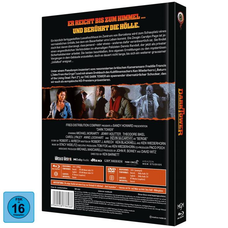 Dark Tower - Hochhaus des Schreckens I 2-Disc Limited Collectors Edition Mediabook (Cover B) - limitiert auf 222 Stück