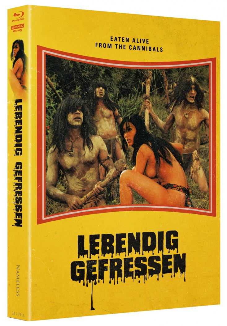 Lebendig gefressen (4K UHD) I 3-Disc Mediabook (Cover H) - limitiert auf 333 Stück