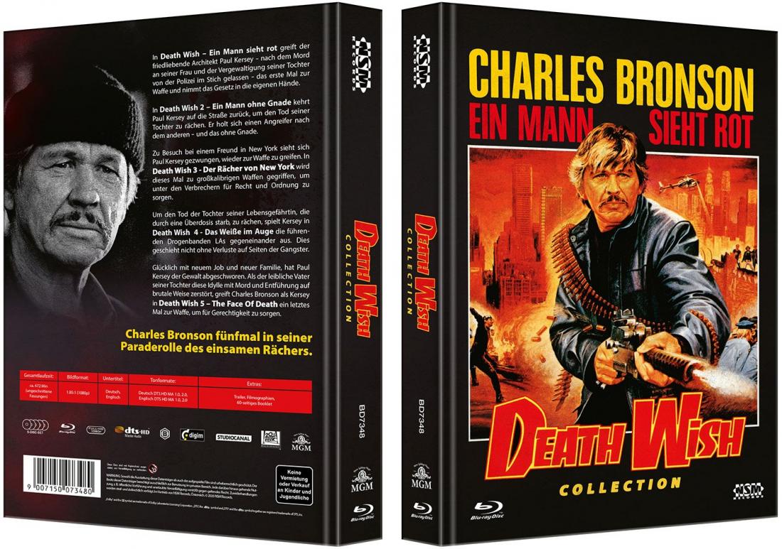 Death Wish 1-5 I 5-Disc Limited Edition Mediabook