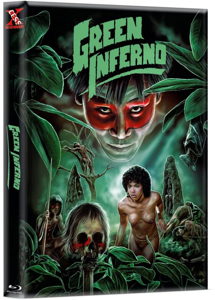 Green Inferno - Cannibal Holocaust 2 + Bonusfilm ( Indiziert )  I 2 - Disc Mediabook (wattiert) - limitiert auf 222 Stück - X-cess