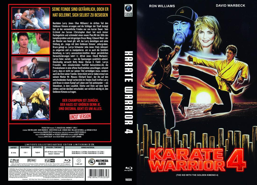 Karate Warrior 4 I große Hartbox - limitiert auf 33 Stück