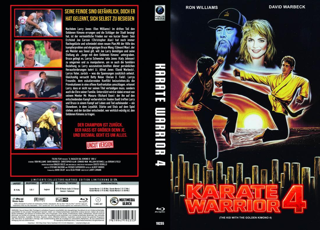 Karate Warrior 4 I große Hartbox - limitiert auf 33 Stück