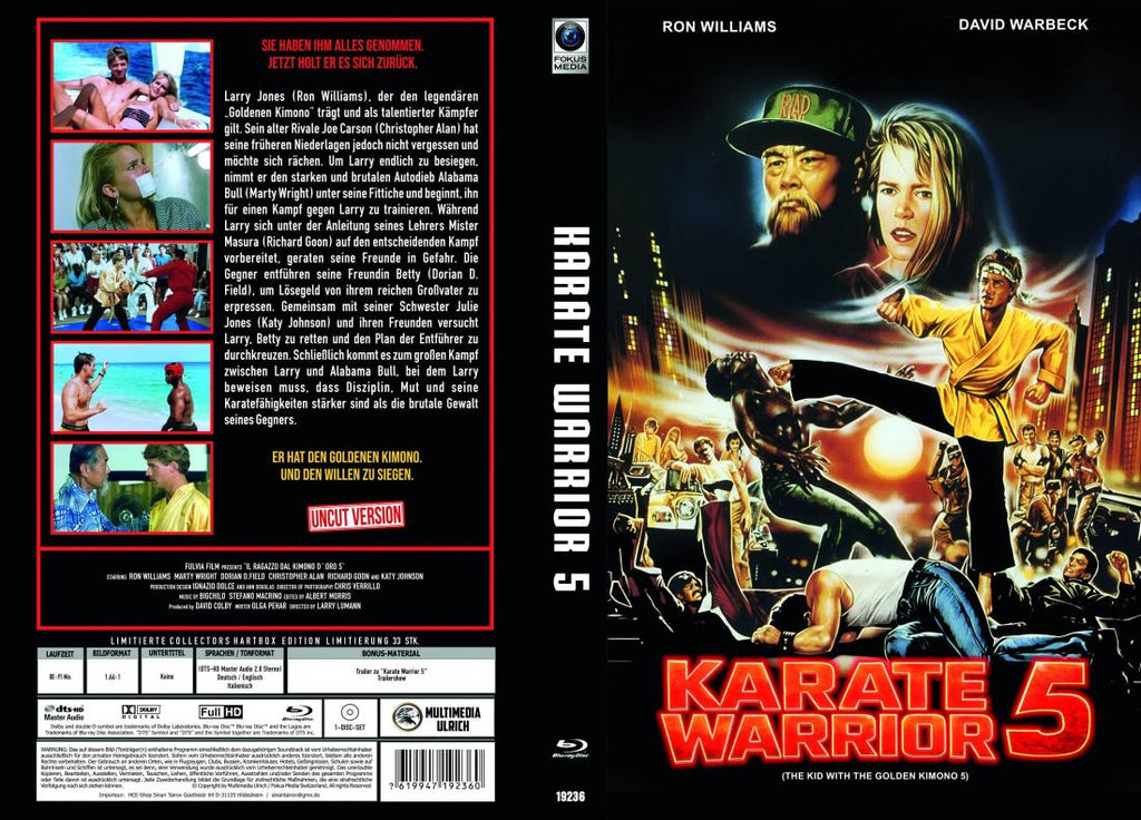 Karate Warrior 5 I große Hartbox - limitiert auf 33 Stück