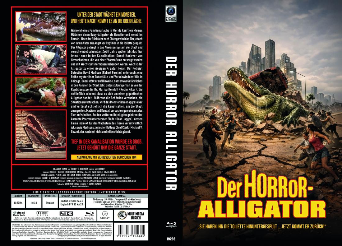Der Horror-Alligator I große Hartbox - limitiert auf 33 Stück