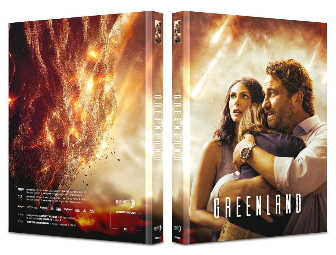 Greenland (4K UHD) I 2-Disc Mediabook (Cover B) - limitiert auf 222 Stück