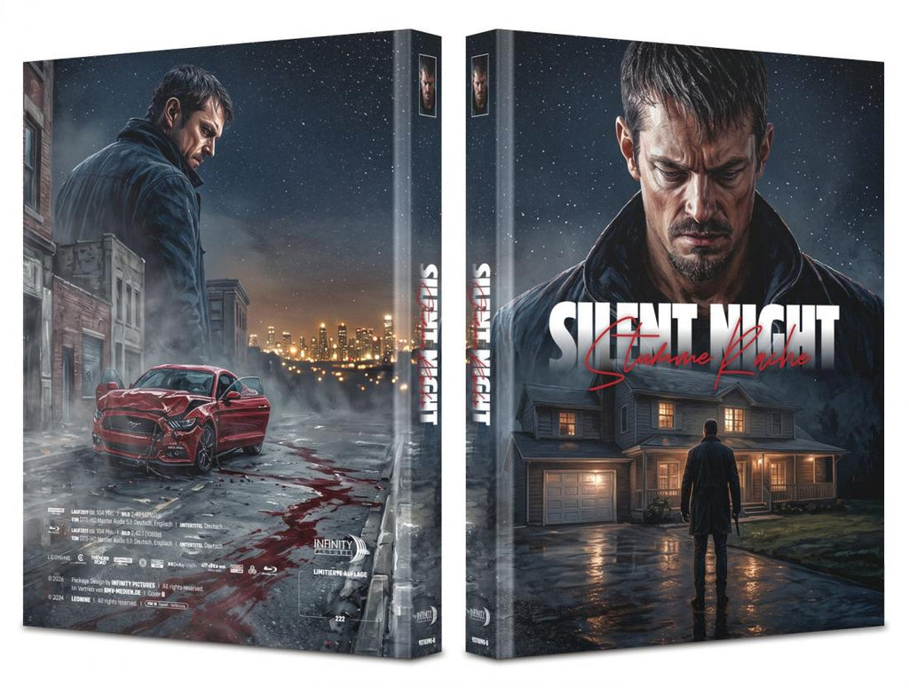Silent Night - Stumme Rache (4K UHD) I 2-Disc Mediabook (Cover B) - limitiert auf 222 Stück
