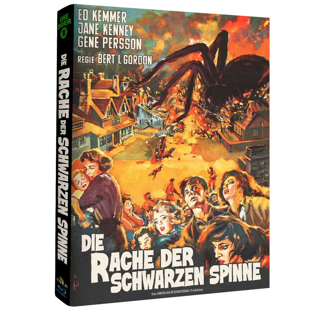 Die Rache der schwarzen Spinne I Mediabook - Anolis - Cover B