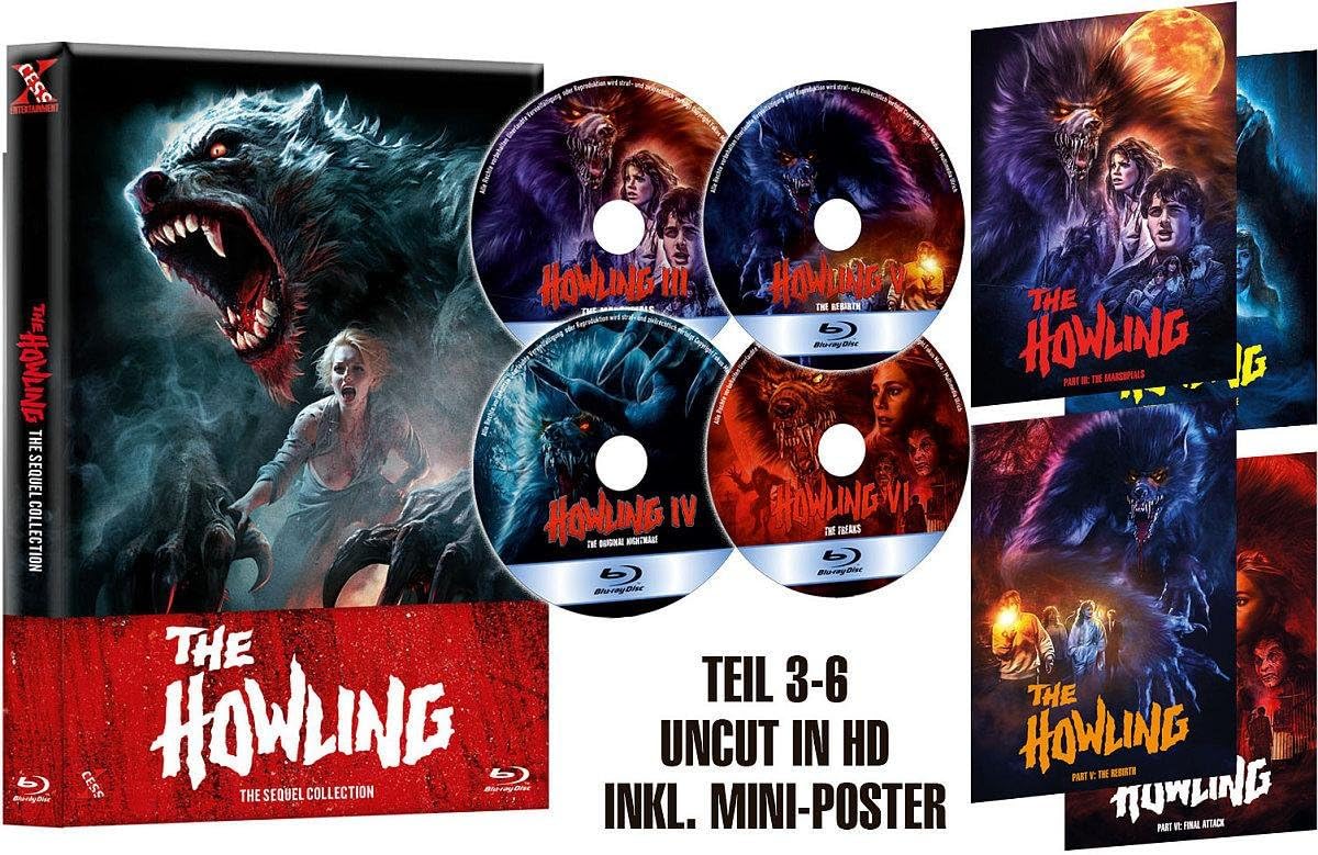 The Howling 3-6 – The Sequel Collection I Mediabook - wattiert - Lim.333