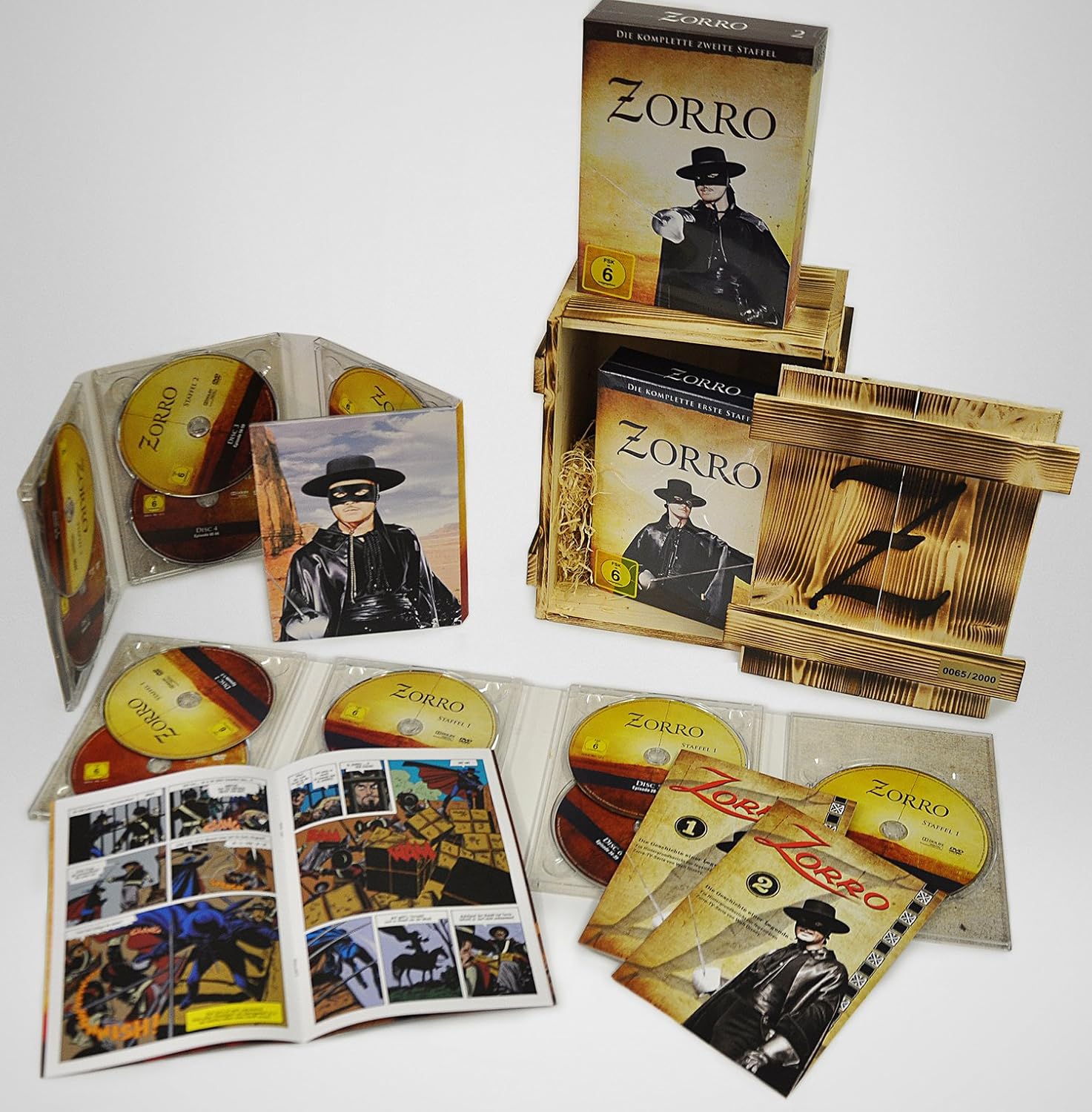 Zorro I Die komplette Serie [14 DVDs] - Holzbox Edition - Lim. 2000