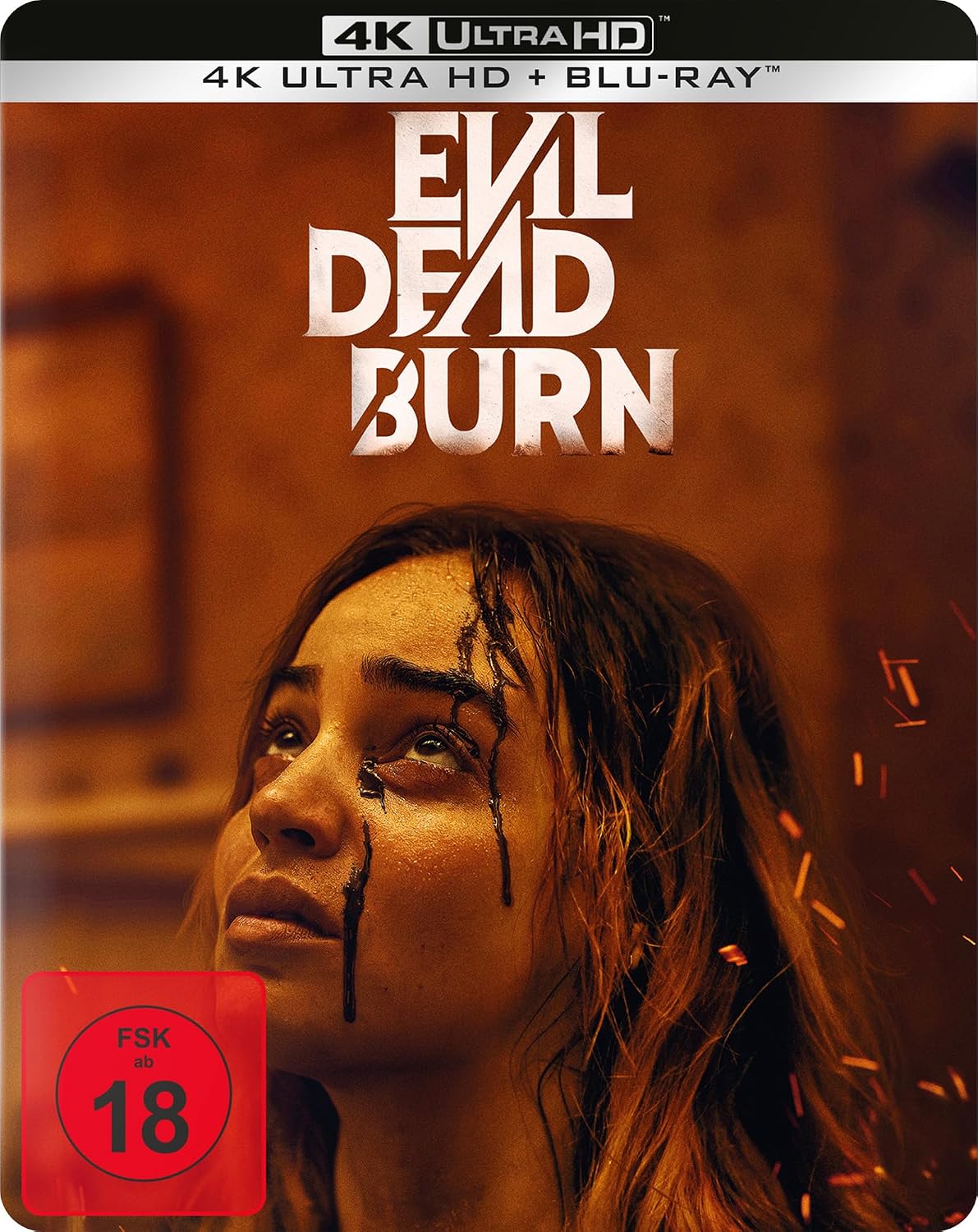 Evil Dead Burn I 2 Disc Steelbook (4K UHD + Blu-ray)
