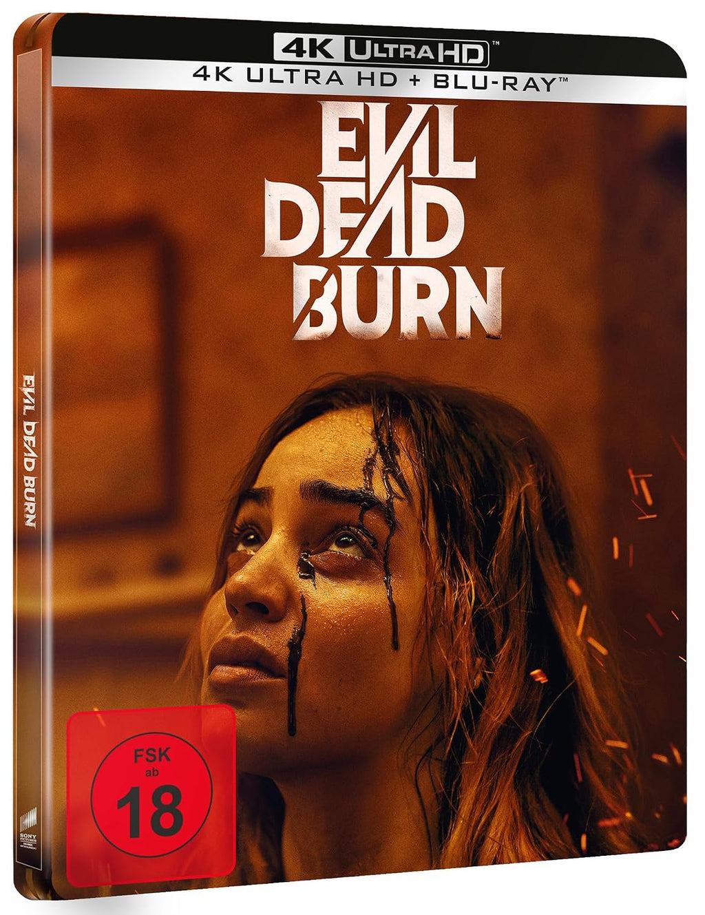 Evil Dead Burn I 2 Disc Steelbook (4K UHD + Blu-ray)