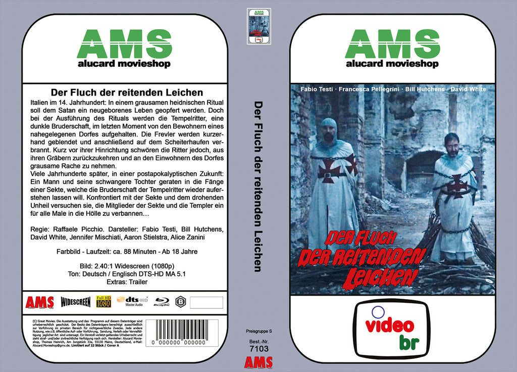 Der Fluch der reitenden Leichen - (Weihnachtshartbox 2025 + Überraschungshartbox + Ouija Miniboard )- AMS - Lim. 22