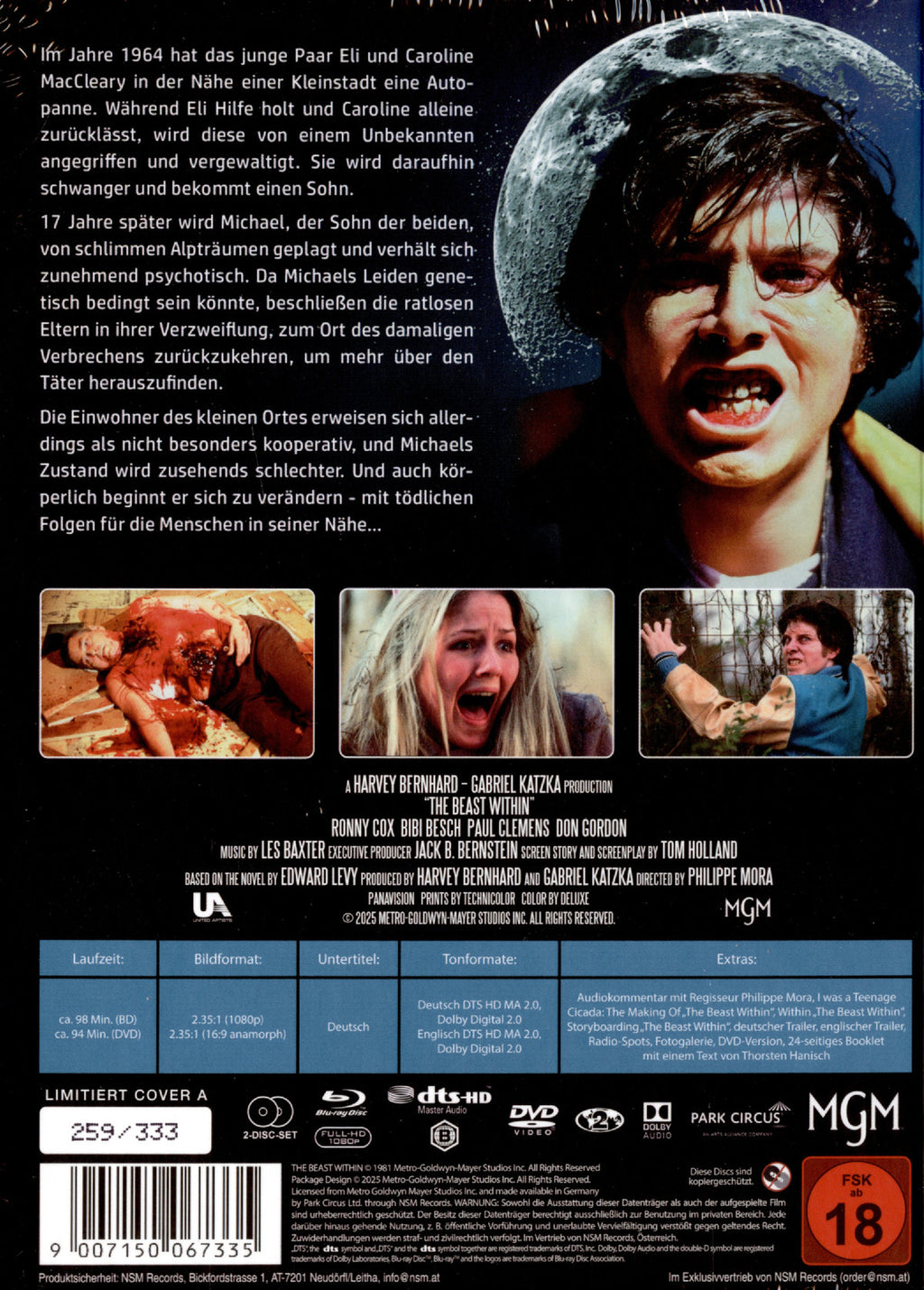 The Beast Within - Das Engelsgesicht | Uncut Mediabook Edition - Cover A