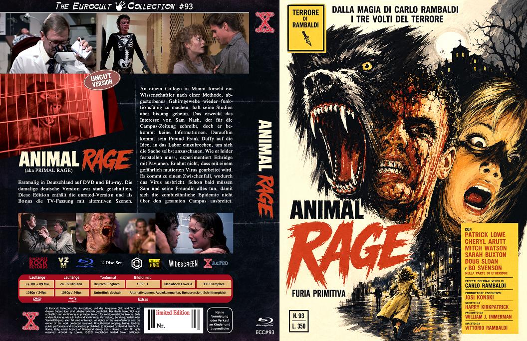 Animal Rage I Uncut - Mediabook - X- Rated - Cover A